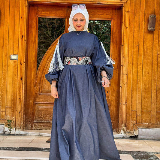 Convertible Denim Dress