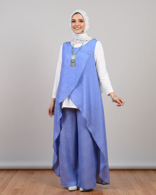 2-Pieces Suit –  Parisian Linen with Optional Undershirt