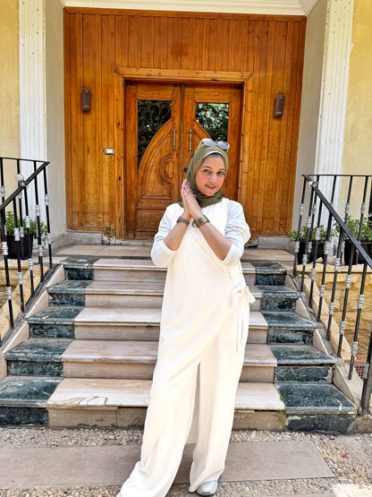 Casual Jumpsuit – French Linen with Optional Undershirt